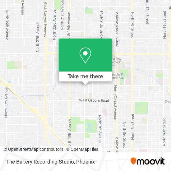 The Bakery Recording Studio map