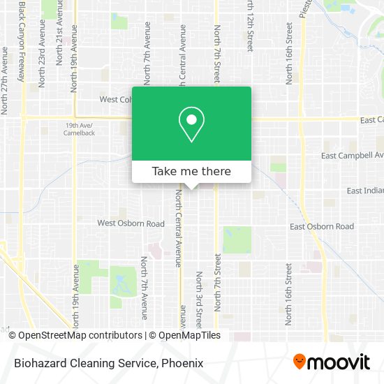 Mapa de Biohazard Cleaning Service