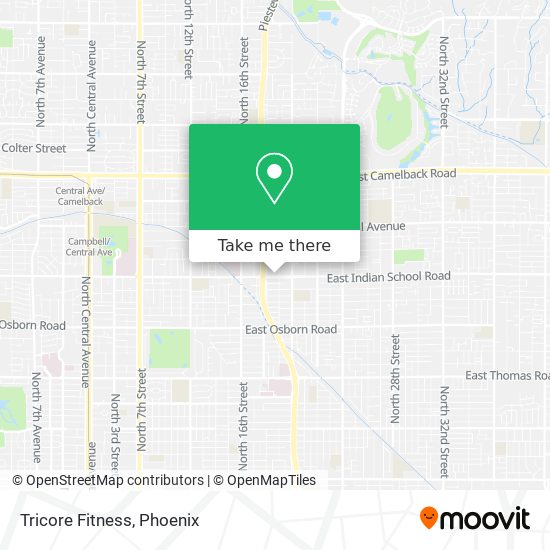 Tricore Fitness map