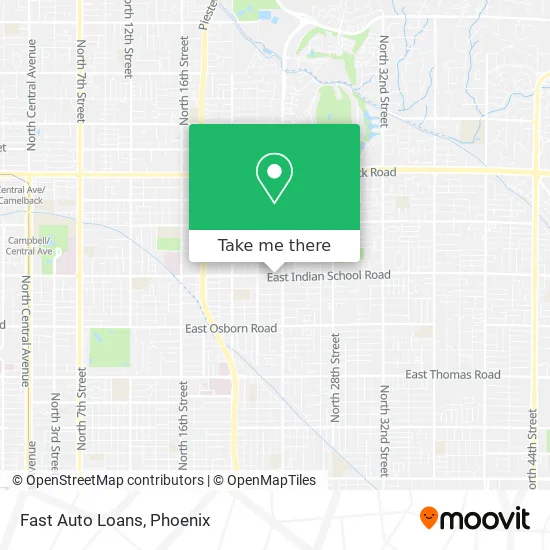 Fast Auto Loans map