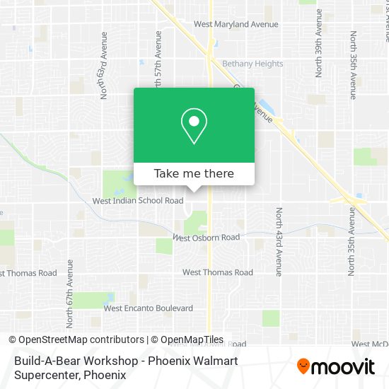 Build-A-Bear Workshop - Phoenix Walmart Supercenter map