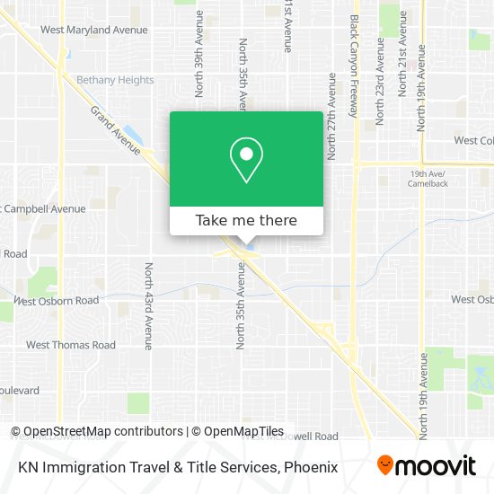 Mapa de KN Immigration Travel & Title Services