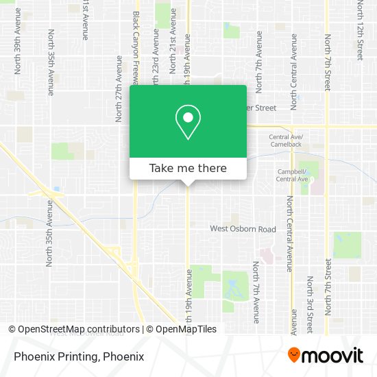 Mapa de Phoenix Printing