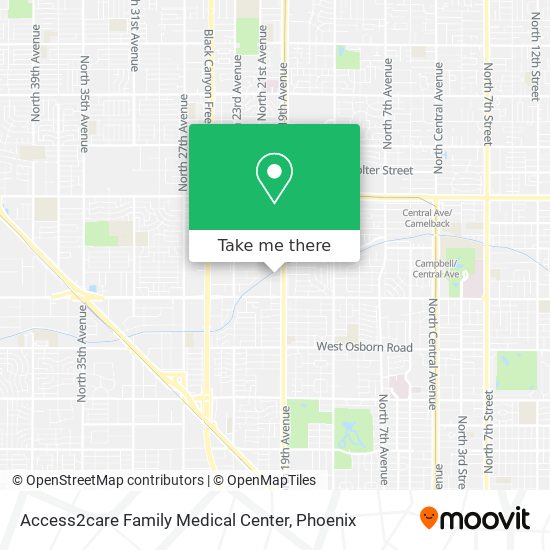Mapa de Access2care Family Medical Center
