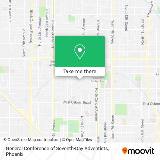 Mapa de General Conference of Seventh-Day Adventists