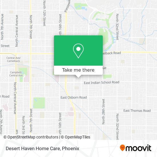 Desert Haven Home Care map