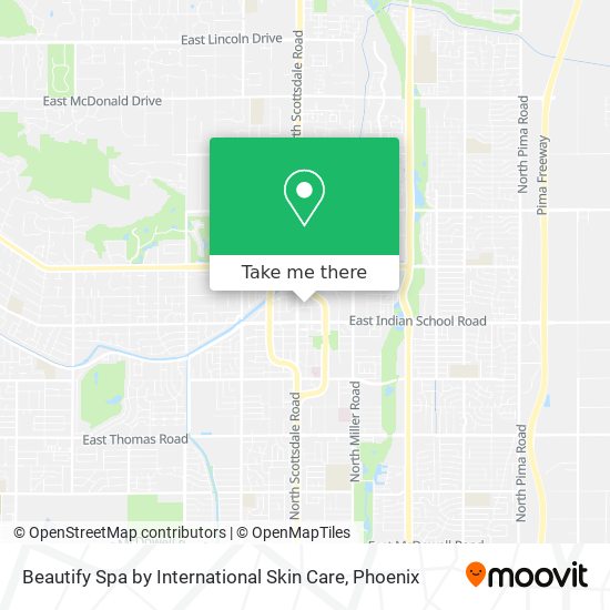 Beautify Spa by International Skin Care map