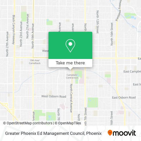 Mapa de Greater Phoenix Ed Management Council