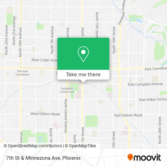 7th St & Minnezona Ave map