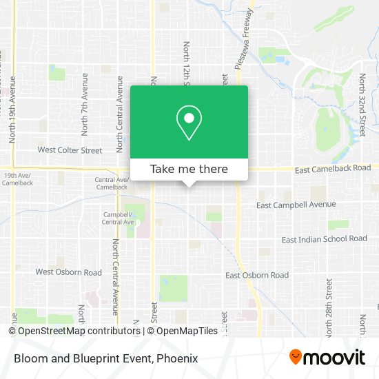 Mapa de Bloom and Blueprint Event