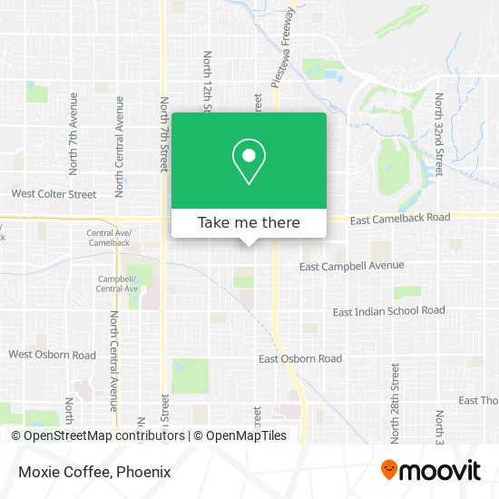 Mapa de Moxie Coffee