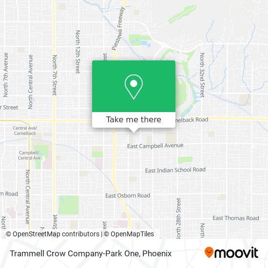 Mapa de Trammell Crow Company-Park One