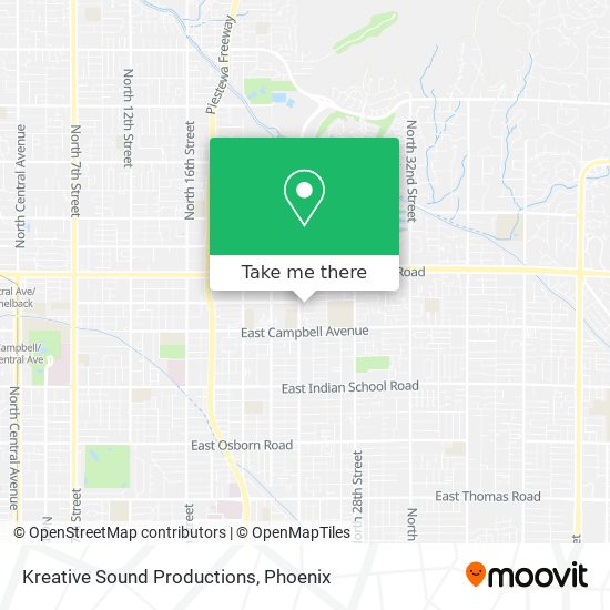 Kreative Sound Productions map