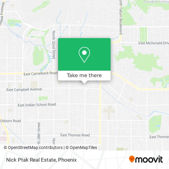 Nick Ptak Real Estate map