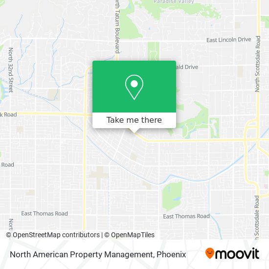 North American Property Management map