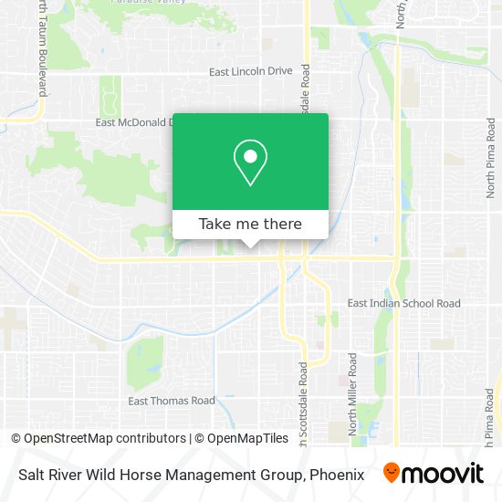 Salt River Wild Horse Management Group map