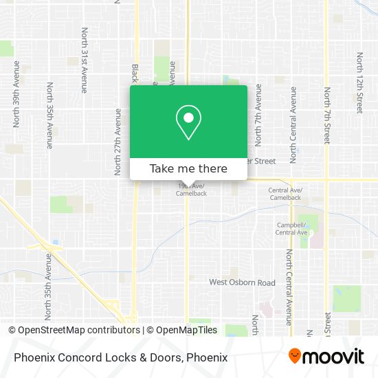 Phoenix Concord Locks & Doors map