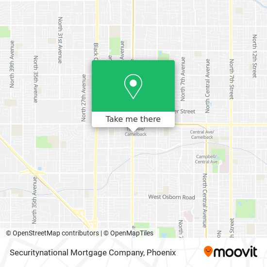 Securitynational Mortgage Company map