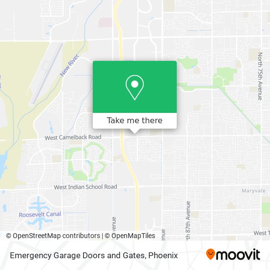 Emergency Garage Doors and Gates map