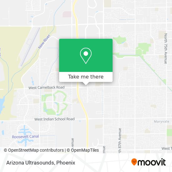 Arizona Ultrasounds map