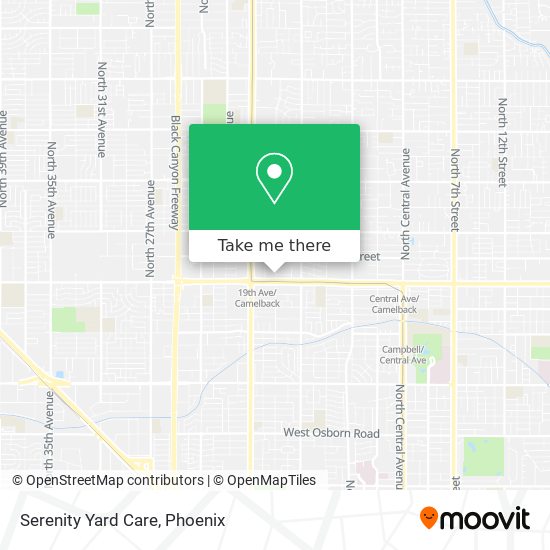 Serenity Yard Care map