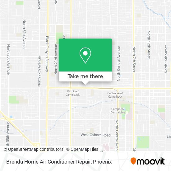 Mapa de Brenda Home Air Conditioner Repair