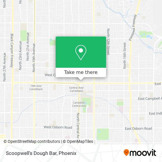 Scoopwell's Dough Bar map