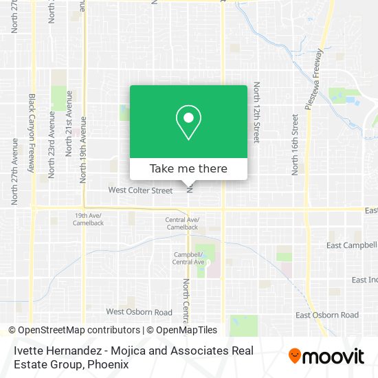 Ivette Hernandez - Mojica and Associates Real Estate Group map