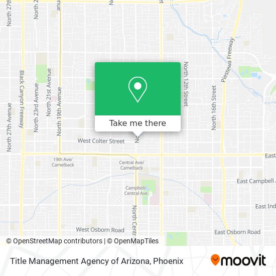 Mapa de Title Management Agency of Arizona
