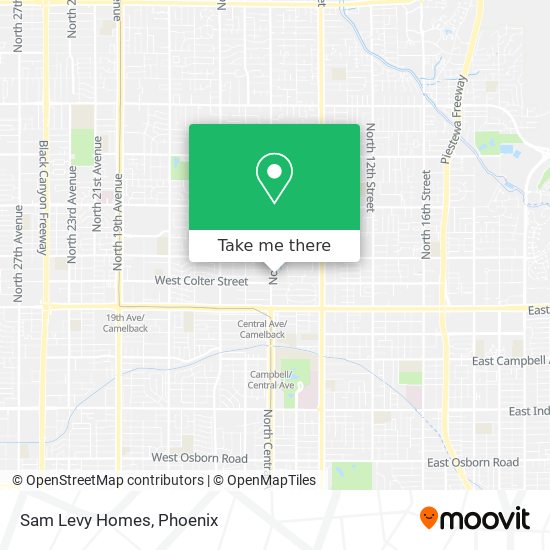 Mapa de Sam Levy Homes