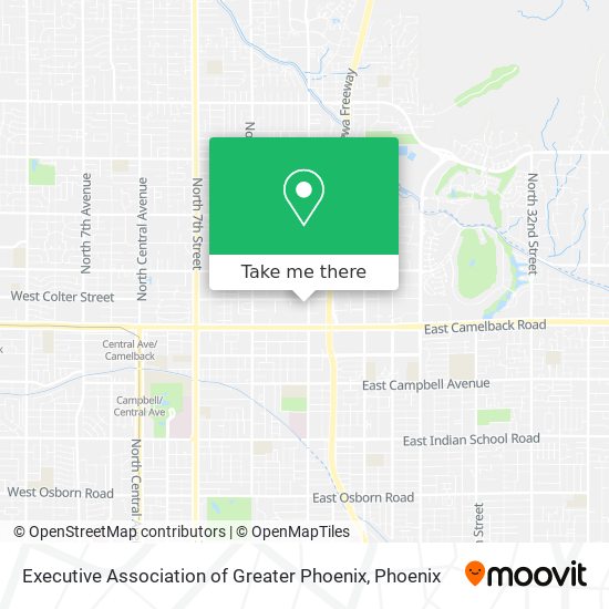 Mapa de Executive Association of Greater Phoenix