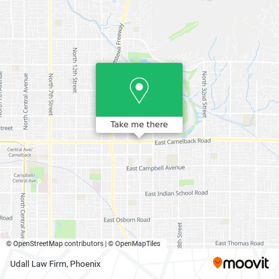 Udall Law Firm map