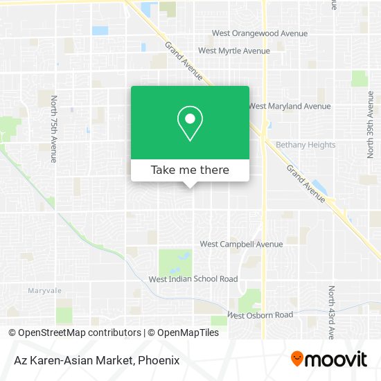 Az Karen-Asian Market map