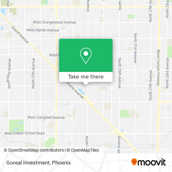 Goreal Investment map