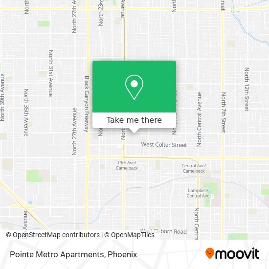 Pointe Metro Apartments map