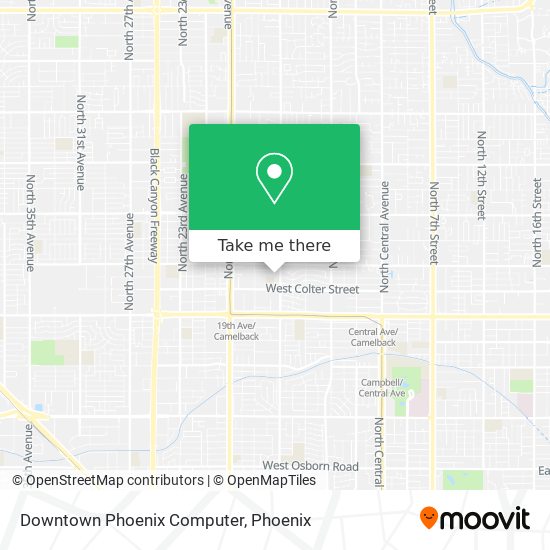 Downtown Phoenix Computer map