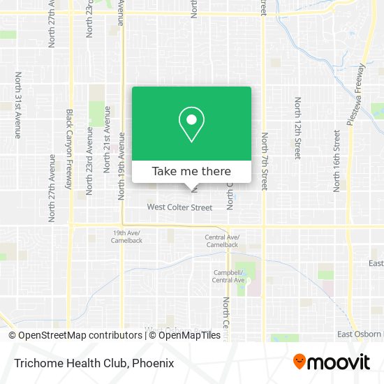 Mapa de Trichome Health Club