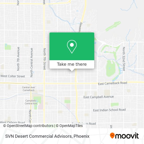 SVN Desert Commercial Advisors map