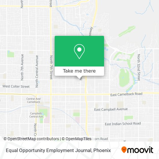 Equal Opportunity Employment Journal map