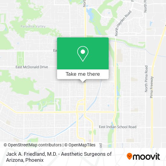 Jack A. Friedland, M.D. - Aesthetic Surgeons of Arizona map