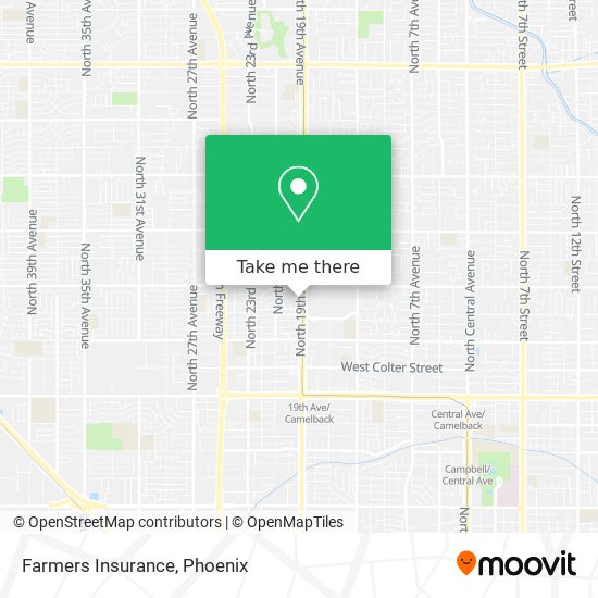 Farmers Insurance map