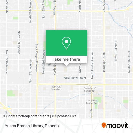 Mapa de Yucca Branch Library