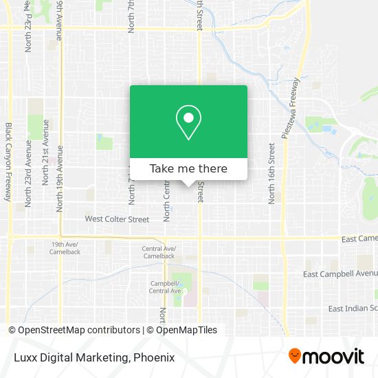 Luxx Digital Marketing map