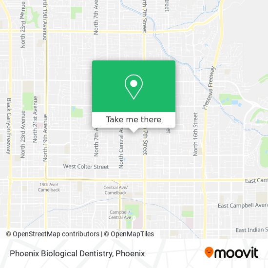 Mapa de Phoenix Biological Dentistry