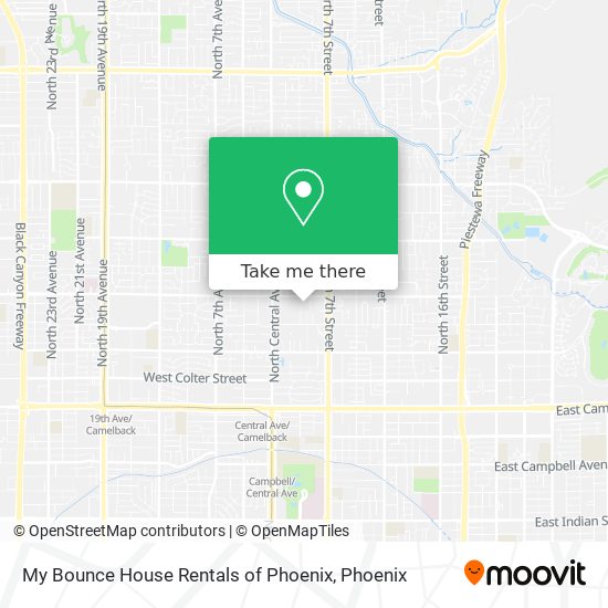 My Bounce House Rentals of Phoenix map