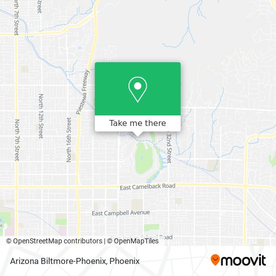 Mapa de Arizona Biltmore-Phoenix