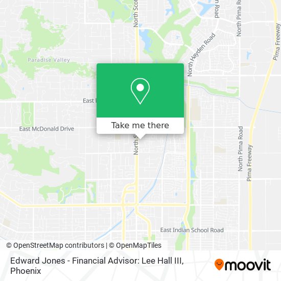 Mapa de Edward Jones - Financial Advisor: Lee Hall III
