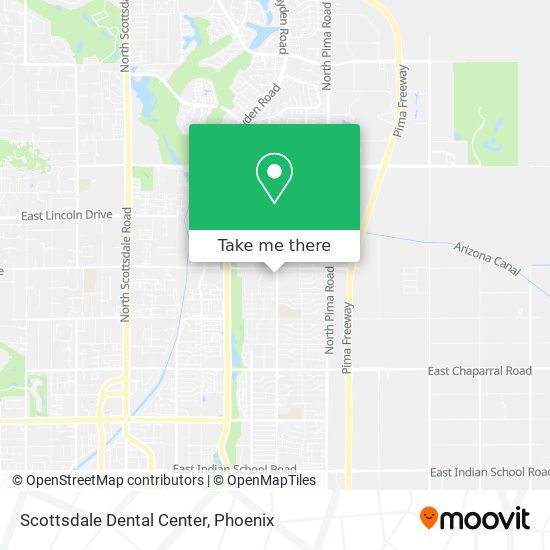 Scottsdale Dental Center map