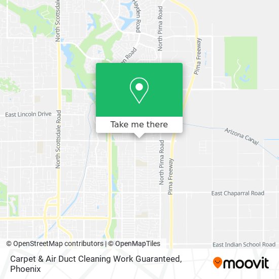 Carpet & Air Duct Cleaning Work Guaranteed map