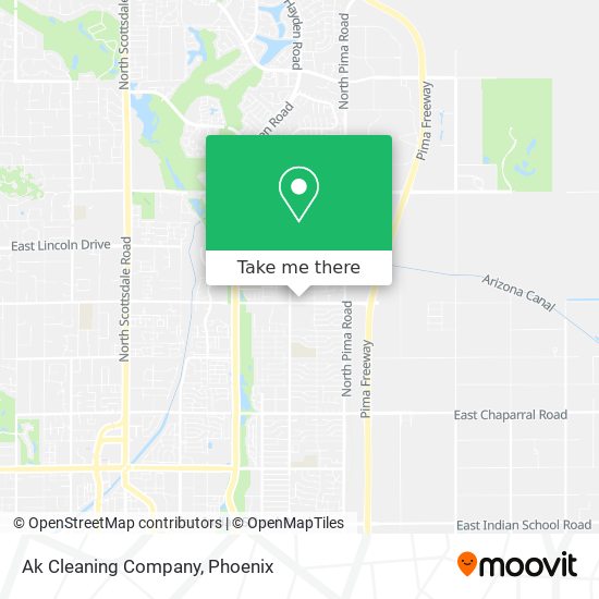 Ak Cleaning Company map